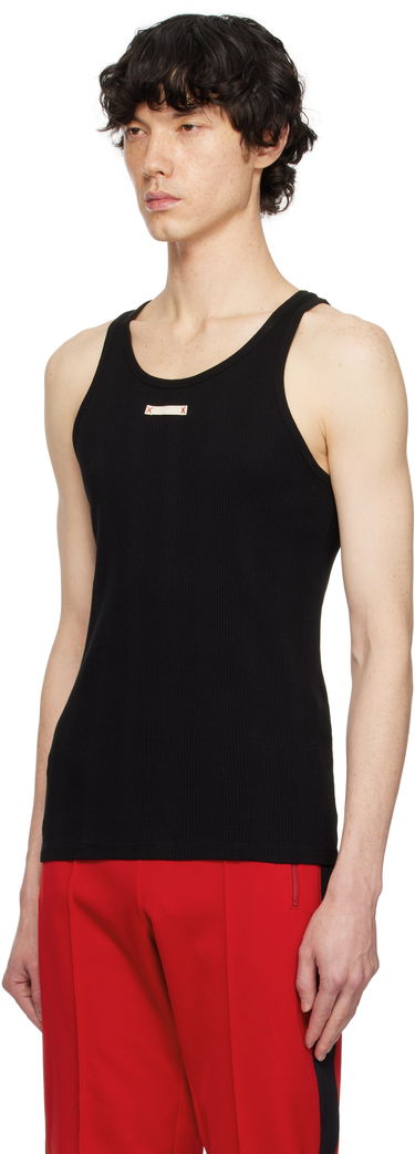 Tankkitoppi Maison Margiela Maison Margiela Ribbed Tank Top Musta | S50NL0049 M20060, 3