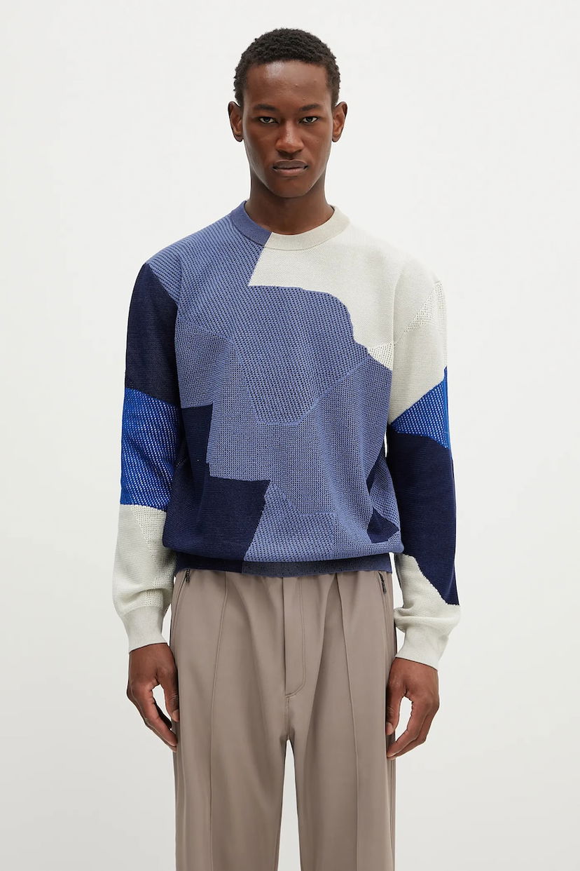 Villapaita Paul Smith Paul Smith Abstract Panelled Knit Sweater Monivärinen | M1R.266Z.P02684