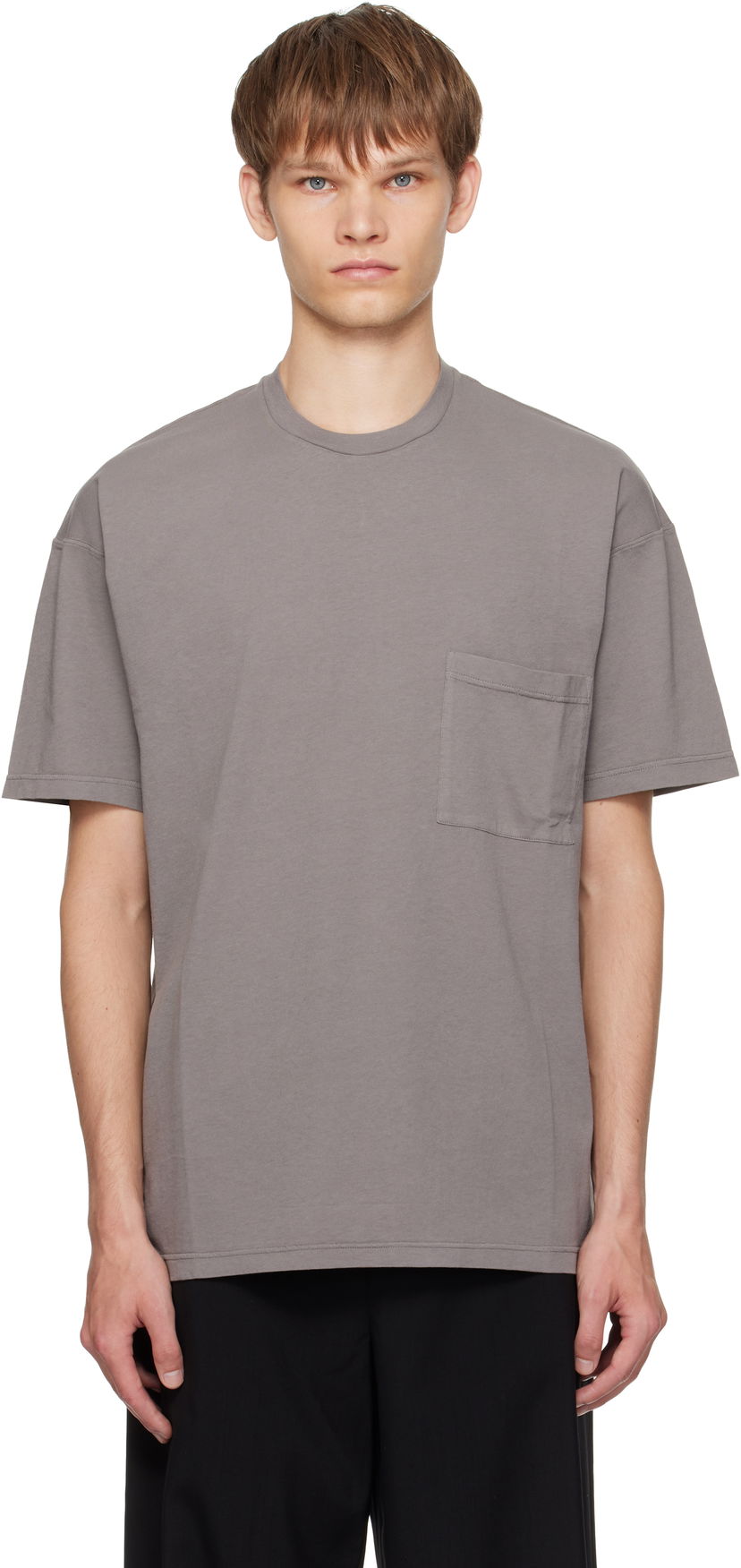 T-paita The Row The Row Niels Pocket T-Shirt Harmaa | 1112-K569