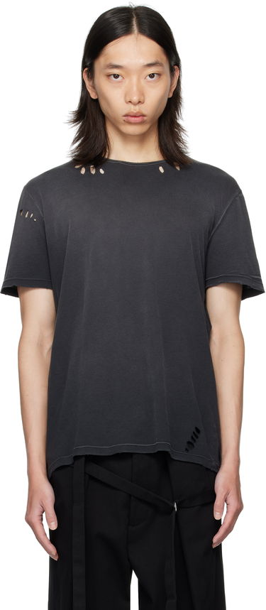 T-paita Ann Demeulemeester Ann Demeulemeester Eternal Eagle Baptist Distressed T-Shirt Musta | B0013414-FA638-098, 0