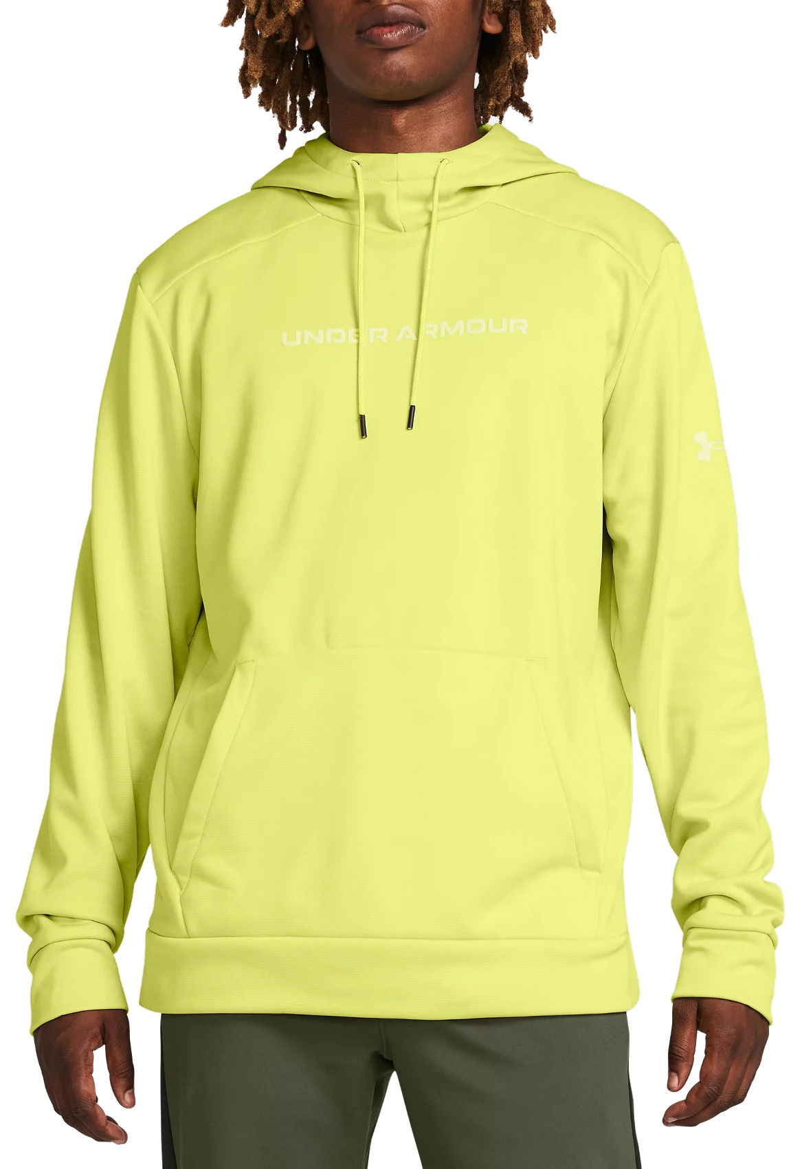 Huppari Under Armour Armour Fleece® Graphic Wordmark Hoodie Keltainen | 1379744-743, 0