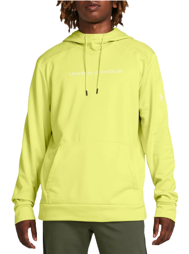 Huppari Under Armour Armour Fleece® Graphic Wordmark Hoodie Keltainen | 1379744-743