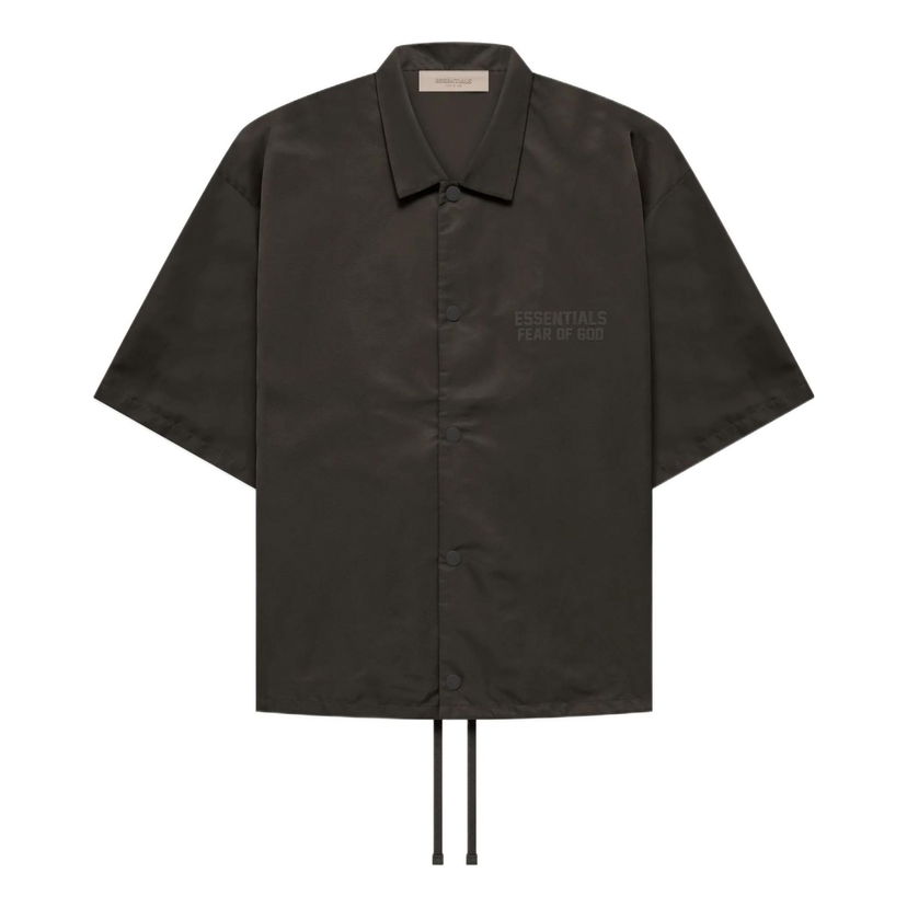 Paita Fear of God Essentials Nylon Shirt Musta | FOG-FW22-626