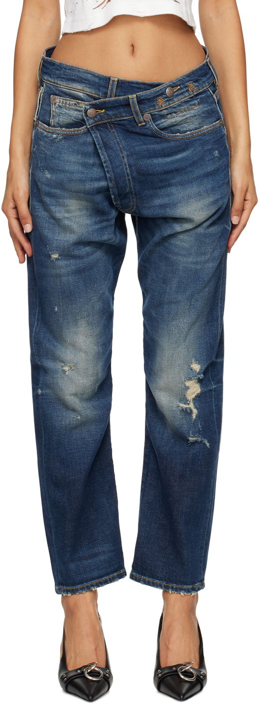 Jeans R13 R13 Crossover Jeans Sininen | R13W2048-D144C