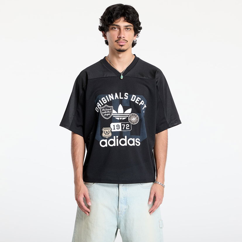 Jersey adidas Originals adidas Originals Dept. Graphic Mesh Jersey Musta | KD6252