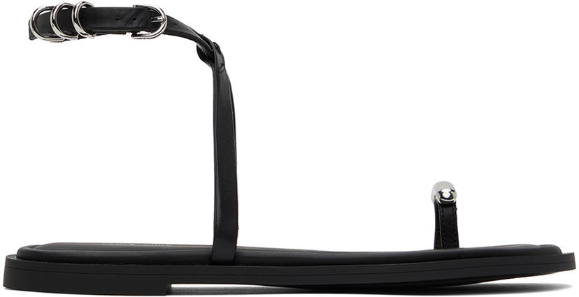 Sormus rag & bone Rag & Bone Geo Ring Sandals Musta | WFF24PF038LE38