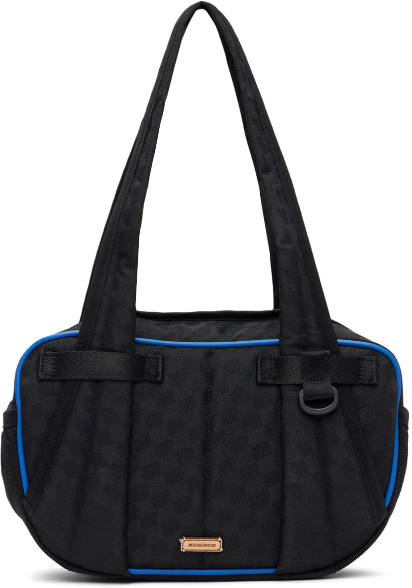 Kangaskassi ADER ERROR Jacquard Tote Bag Musta | BMADFWBA0604BK