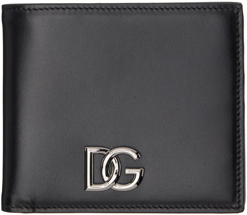 Lompakko Dolce & Gabbana Black DG Wallet Musta | BP1321AW576, 0