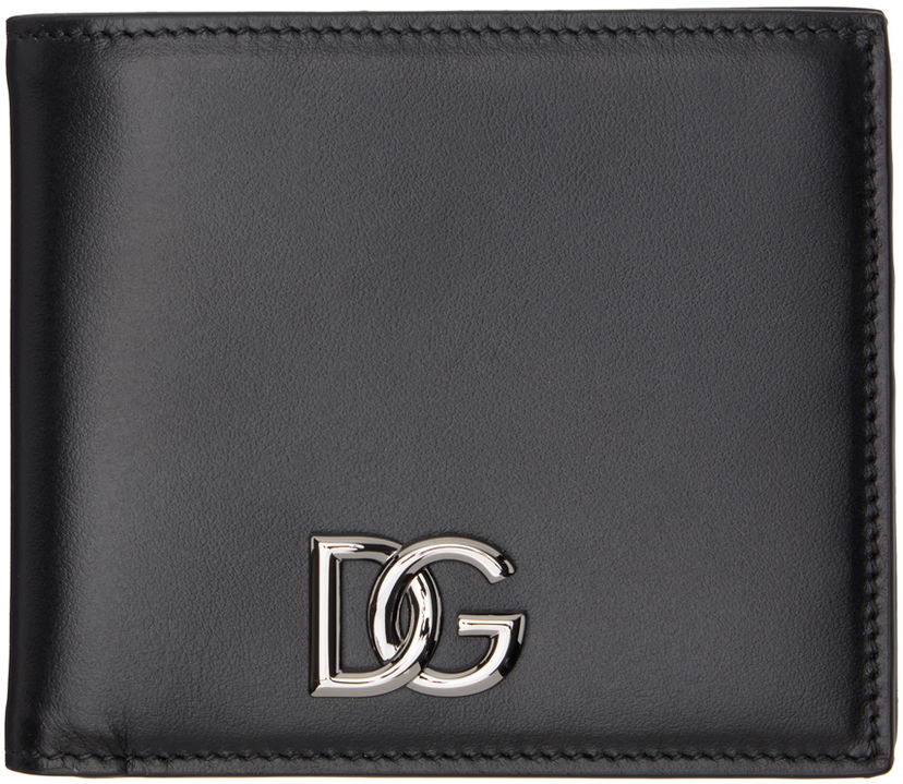 Lompakko Dolce & Gabbana Black DG Wallet Musta | BP1321AW576