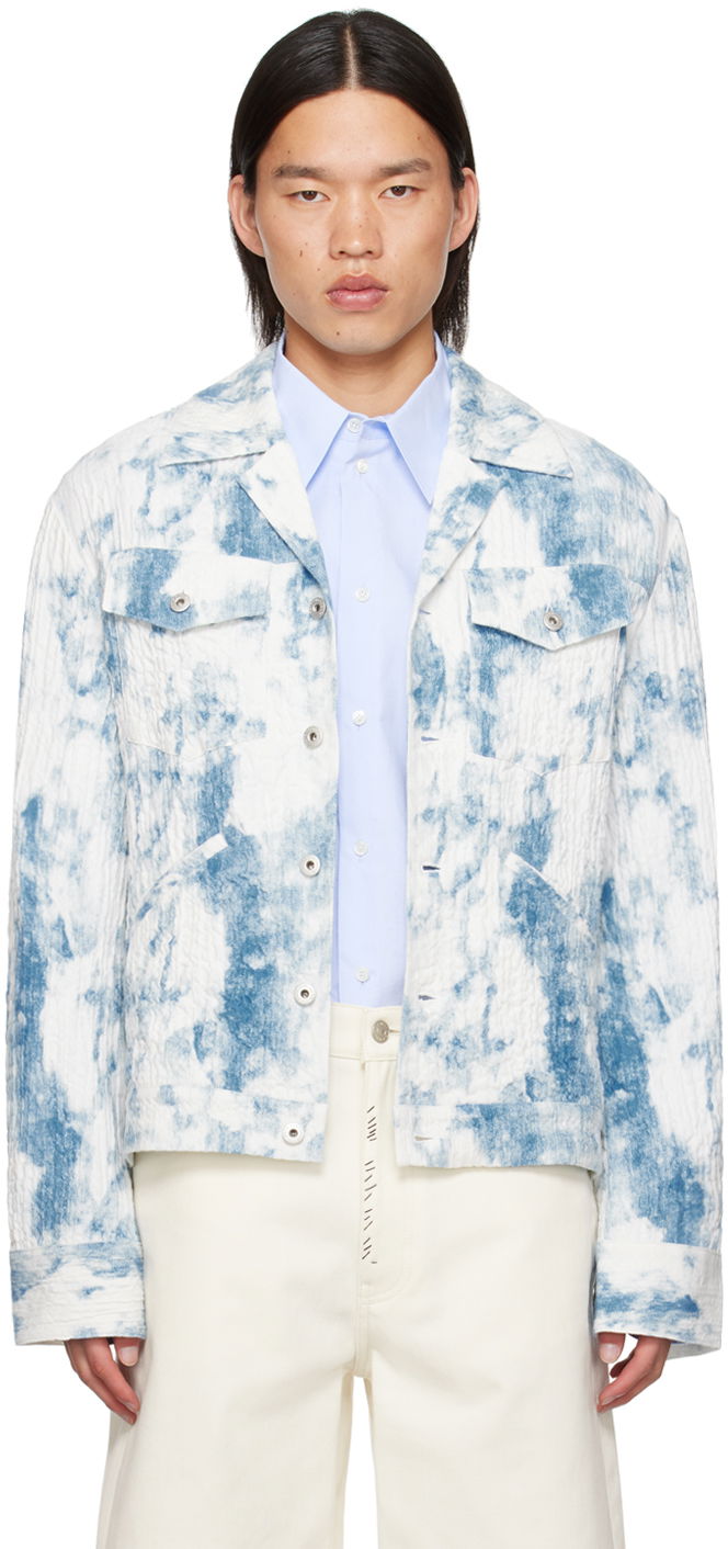 Takki Feng Chen Wang Feng Chen Wang Printed Jacket Sininen | FUS17JK23