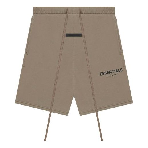 Shortsit Fear of God Essentials SS21 Sweatshort Ruskea | FOG-SS21-564