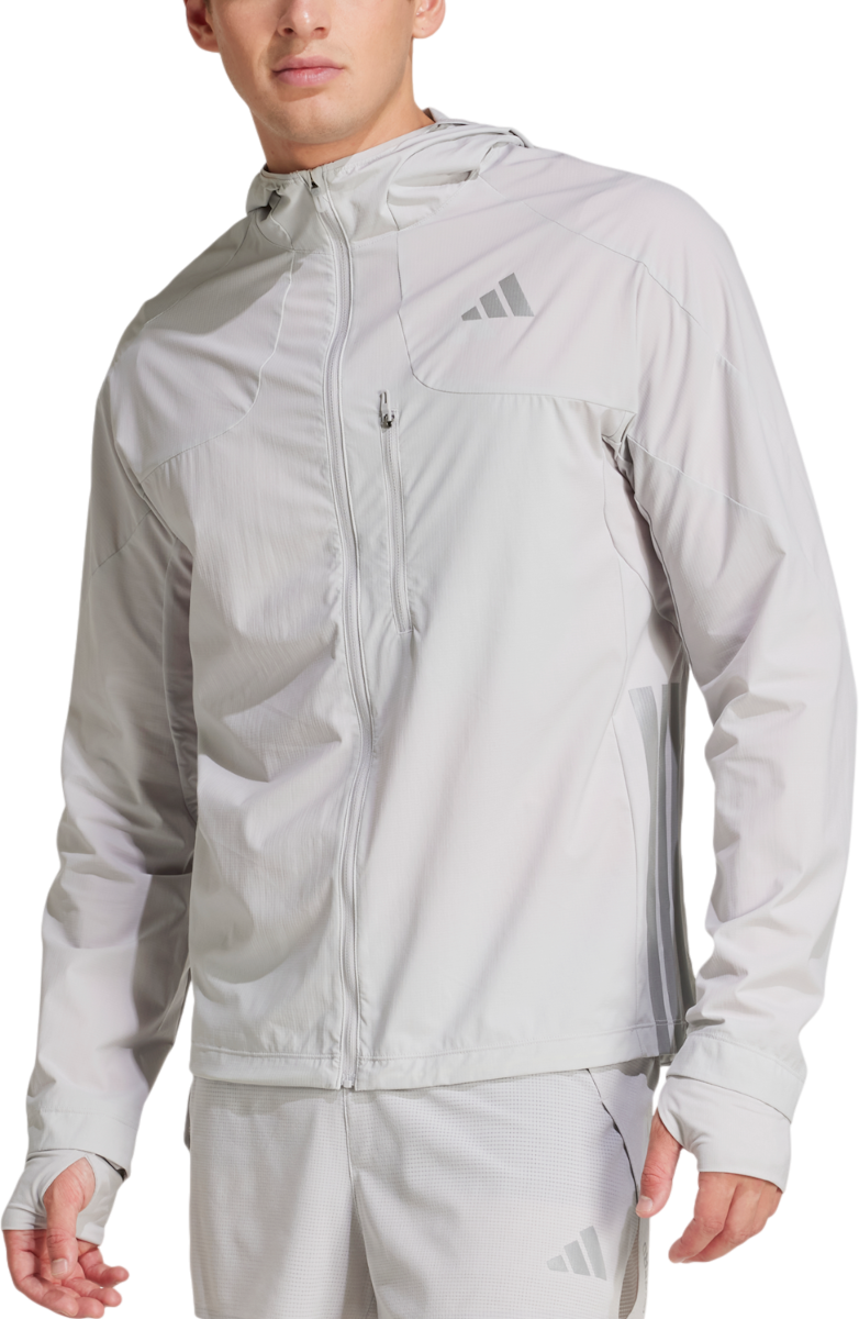 Tuulitakki adidas Originals Adizero Ekiden Hooded Jacket Harmaa | jm7900
