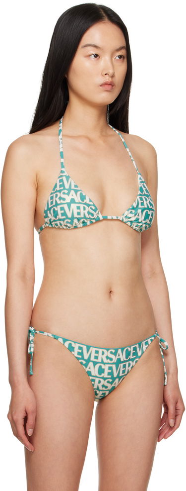 Uimapuvut Versace All Over Logo Triangle Bikini Top Monivärinen | 1001406-1A08162-5V550, 3