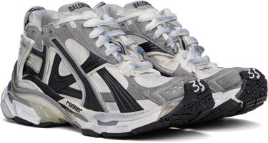 Tennarit ja kengät Balenciaga Runner Sneakers "Gray & White" Harmaa | 772774-W3RNY-9012, 3
