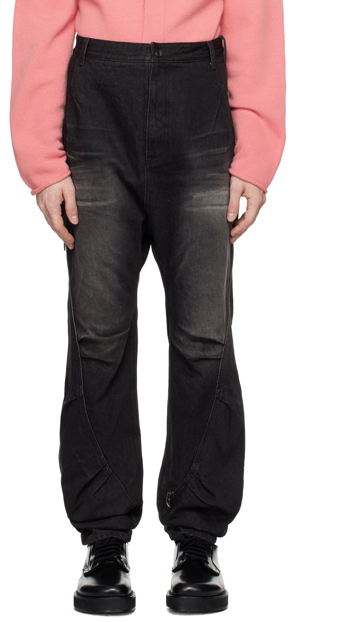 Housut ADER ERROR Faded Black Denim Jeans Musta | BN01FWJE0108BK, 0