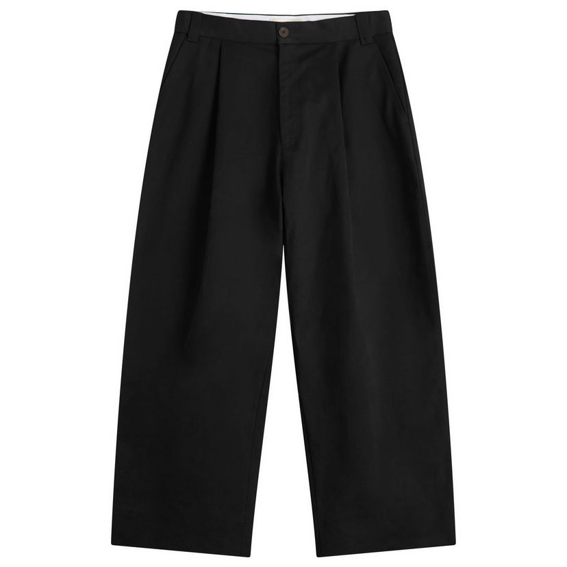 Housut Studio Nicholson Studio Nicholson Pant, Size Large Musta | SORTESNM-1248-BLK