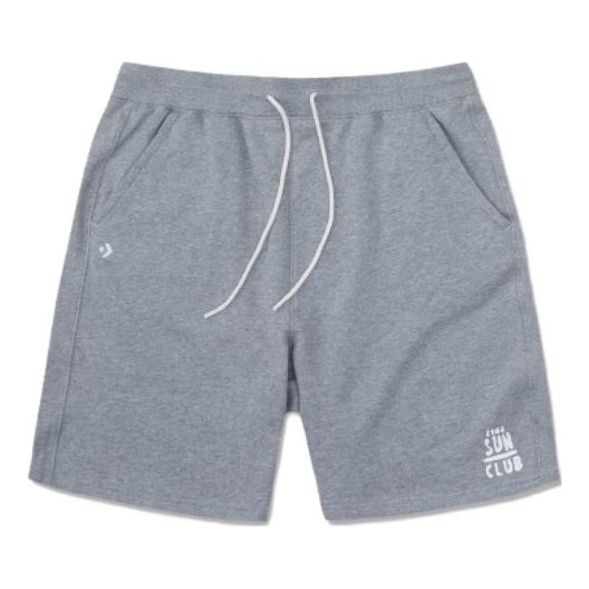Shortsit Converse Sun Club Drawstring Shorts Harmaa | 10025878-A01