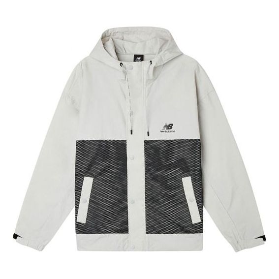 Tuulitakki New Balance Classic Logo Print Jacket Harmaa | AMJ11332-OGR, 0