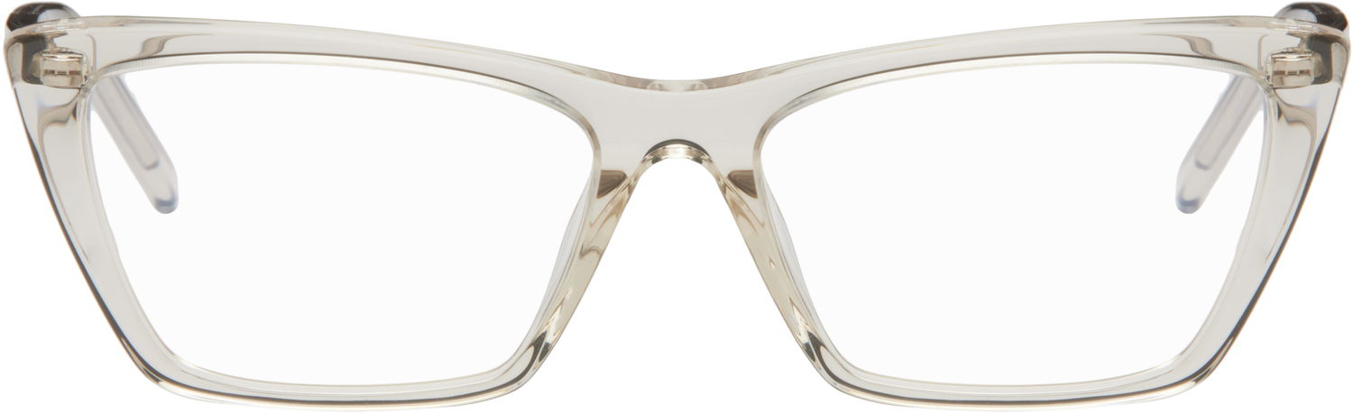 Aurinkolasit Saint Laurent Saint Laurent SL 737 Glasses Beige | SL 737 MICA THIN OPT-004, 0