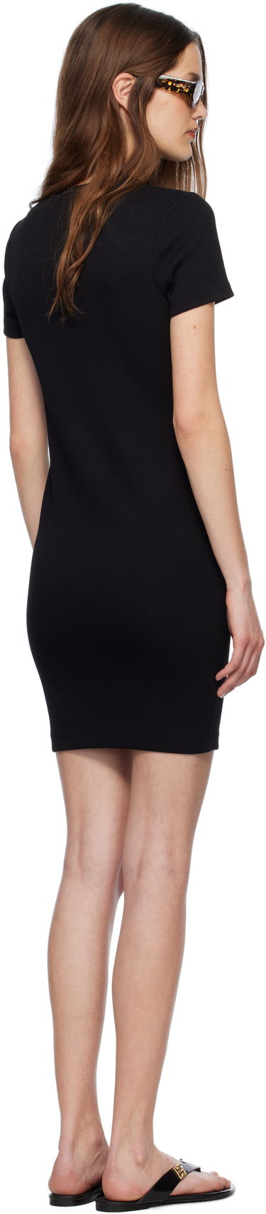 Mekko Givenchy Givenchy 4G Ribbed Tank Mini Dress Musta | BW22CM3YQS001, 2