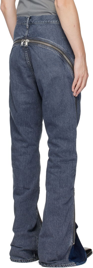 Jeans Rick Owens DRKSHDW Concordians Bolan Banana Zipped Denim Jeans Sininen | DU02E7363 DGY, 2