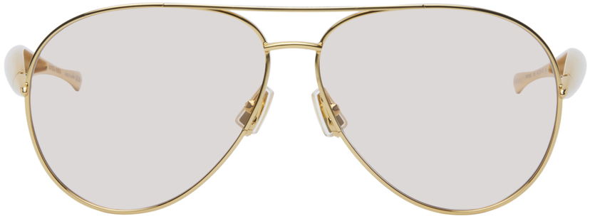 Aurinkolasit Bottega Veneta Sardine Sunglasses Metallinen | BV1305S-002