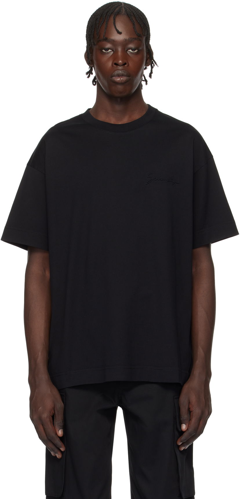 T-paita Givenchy Black '' Print T-Shirt Musta | BM71MG3YP1001