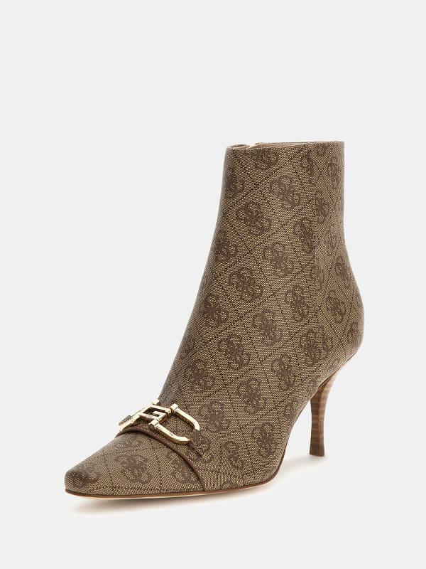 Vaatteet GUESS Silene 4G Ankle Boots Keltainen | FL8S2IFAL10, 0