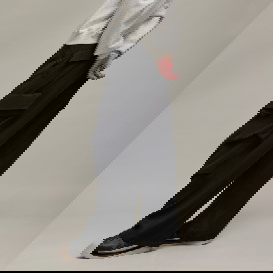 Cargo housut Y-3 Washed Twill Cargo Pants Musta | JI5866, 1