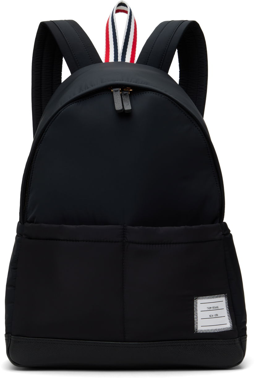 Reppu Thom Browne Thom Browne Poly Twill Multipocket Backpack Musta | UAG210A-07259