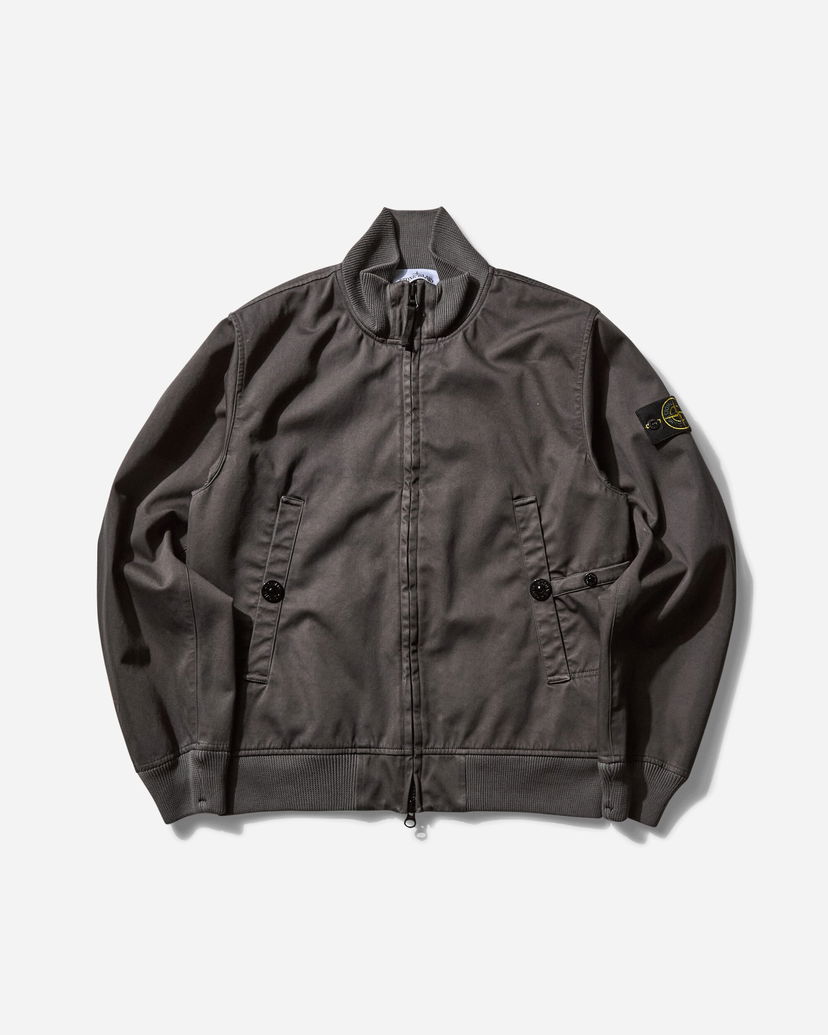 Bomber-takki Stone Island Raso Gommato 3L Bomber Jacket Harmaa | K1S15-4100012-S0034 V0065