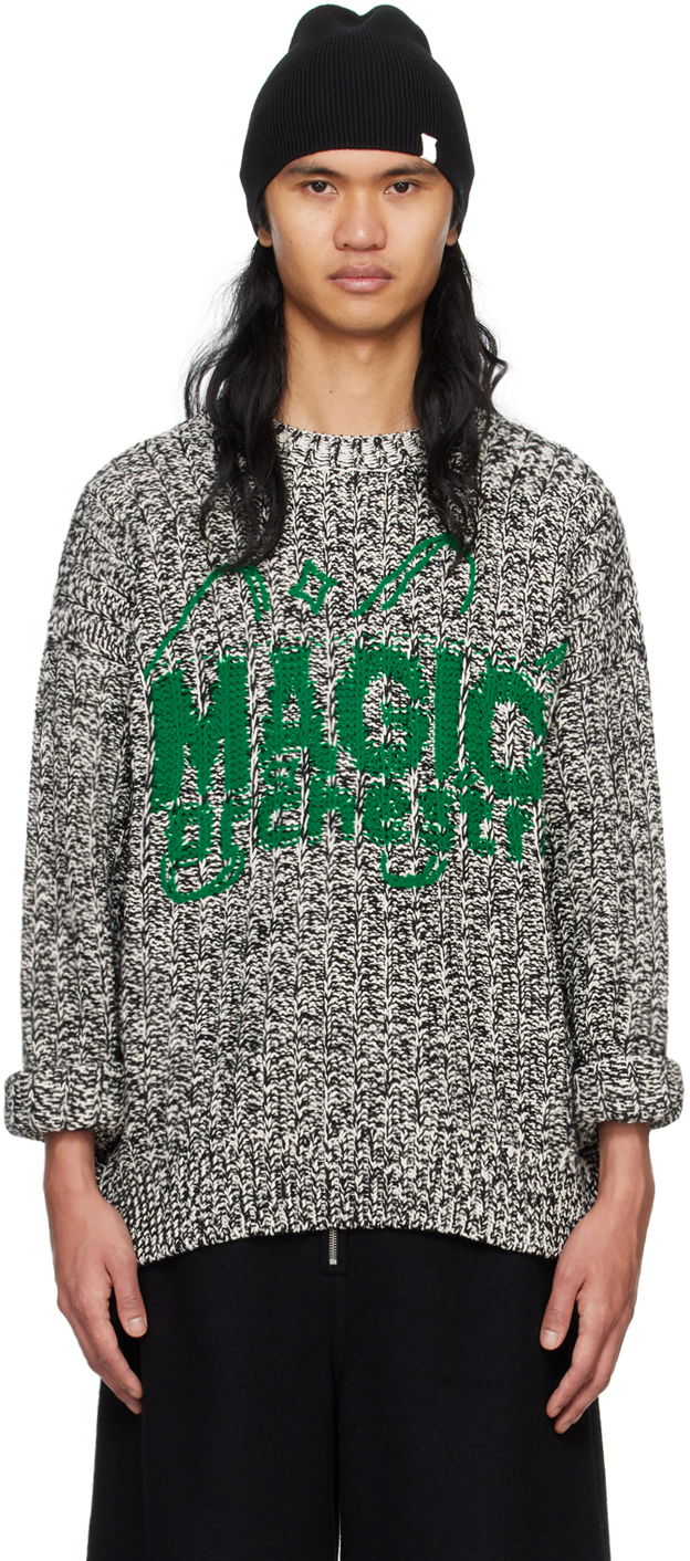 Villapaita Jil Sander 'Magic Orchestra' Sweater Harmaa | J22GP0193_J15388