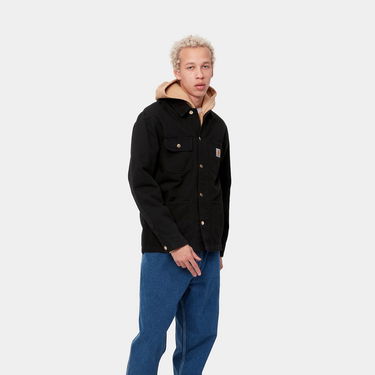 Takit Carhartt WIP Michigan Coat (Summer) "Black rinsed" Musta | I031519_00E_02, 1