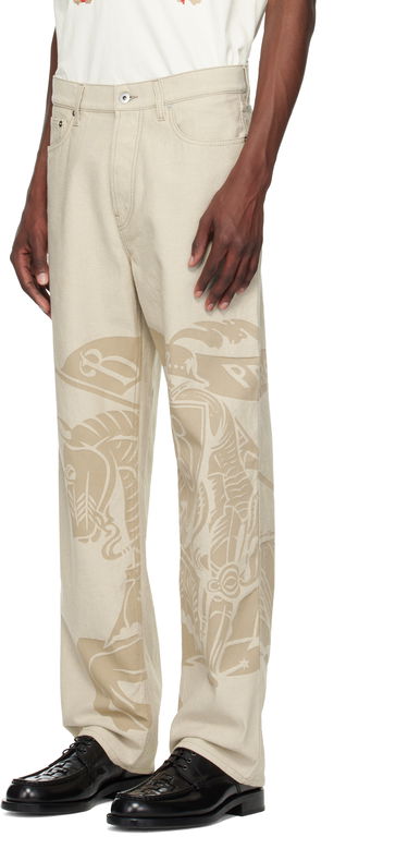 Jeans Burberry Burberry Regular Fit EKD Jeans Beige | 8105549, 3