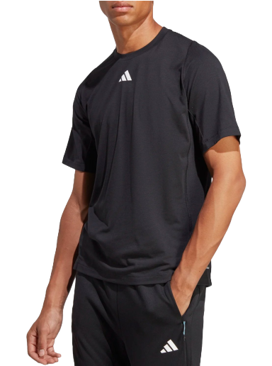 T-paita adidas Originals Train Icons 3 Bar Logo Tee Musta | hs7519