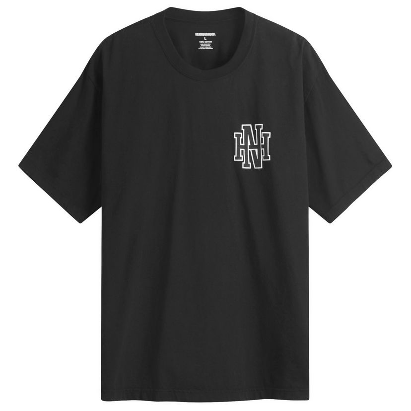 T-paita Neighborhood Neighborhood SS-3 T-Shirt, Size L Musta | 251PCNH-ST03-BLK