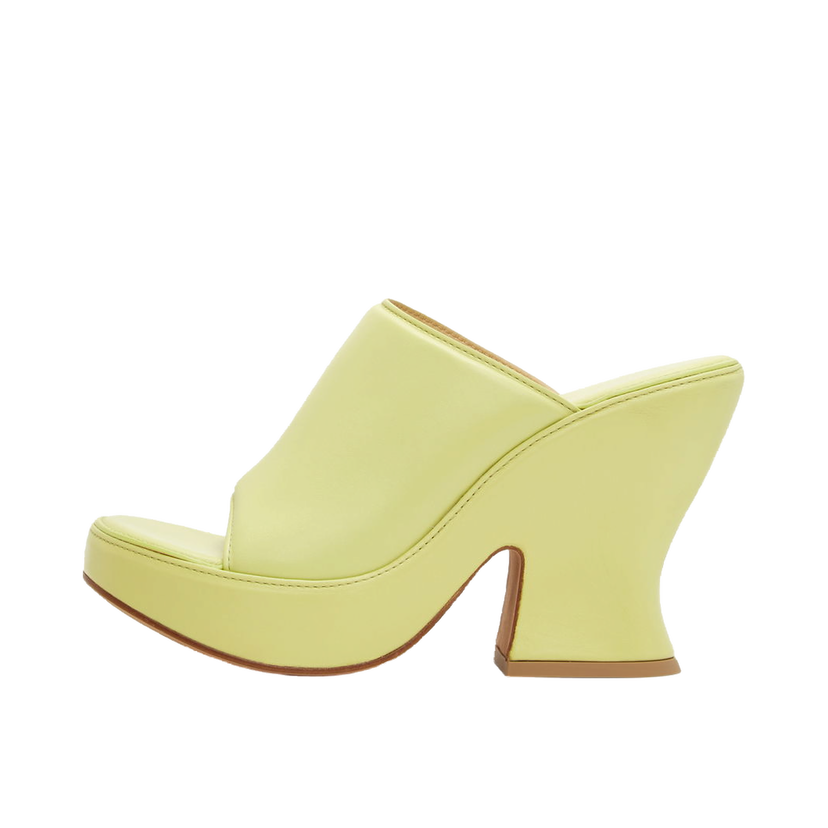 Tennarit ja kengät Bottega Veneta Wedge Heeled Sandals "Green" Vihreä | 658979 VBSD0