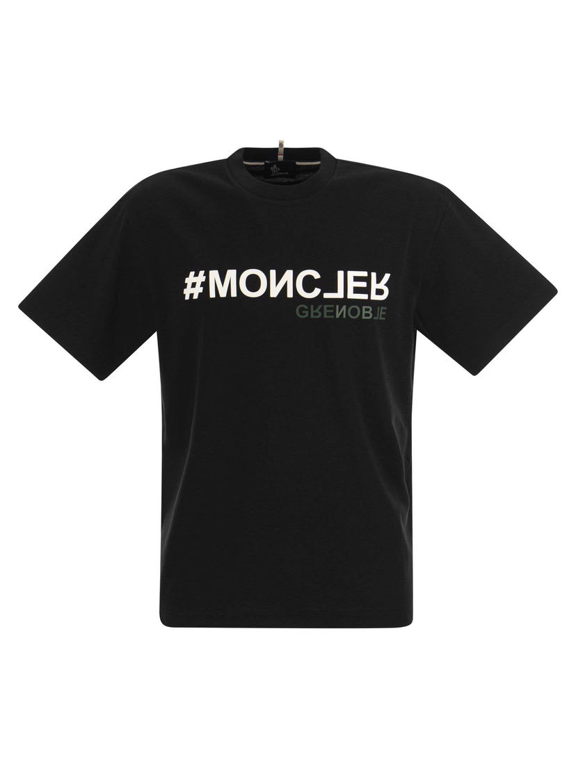 T-paita Moncler Grenoble Logo T-Shirt Musta | i20978c0000583927 999