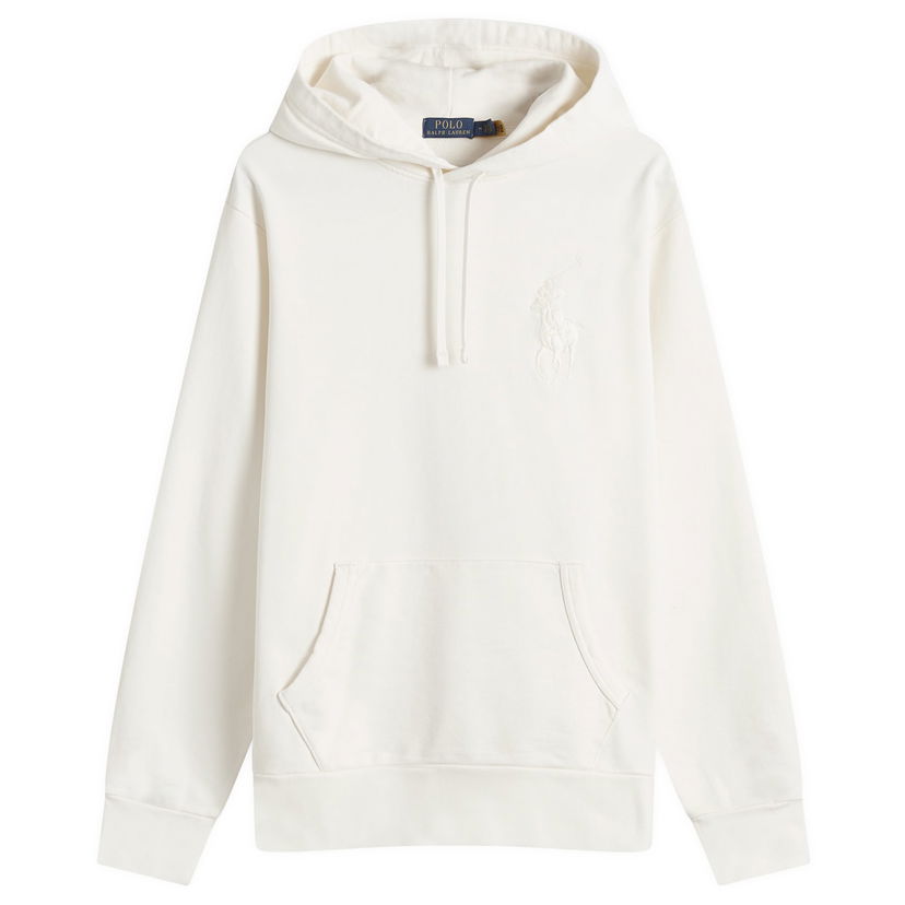 Huppari Polo by Ralph Lauren Big Pony Clubhouse Cream Hoodie Valkoinen | 710936510003