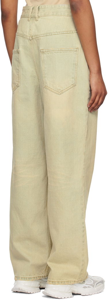 Jeans We11done Wide-Leg Jeans Vihreä | WD-DP1-23-357-W-BG, 2
