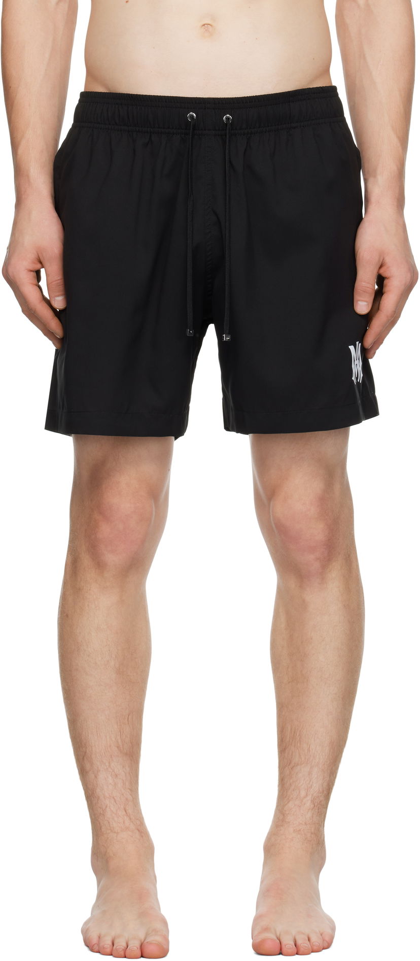 Uimapuvut AMIRI Core Logo Swim Shorts Musta | AMSWTK1034