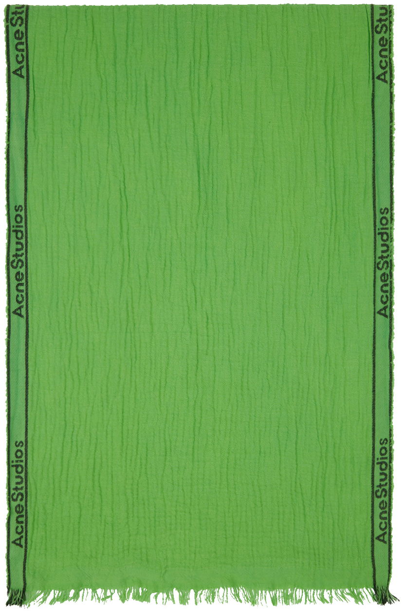 Huivi Acne Studios Fringed Scarf Vihreä | CA0315-