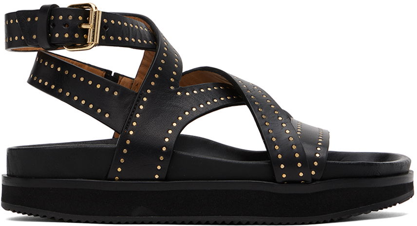 Asusteet ISABEL MARANT Isabel Marant Neryse Studded Platform Sandals Musta | 23PSD0012FA-A1B15S, 0