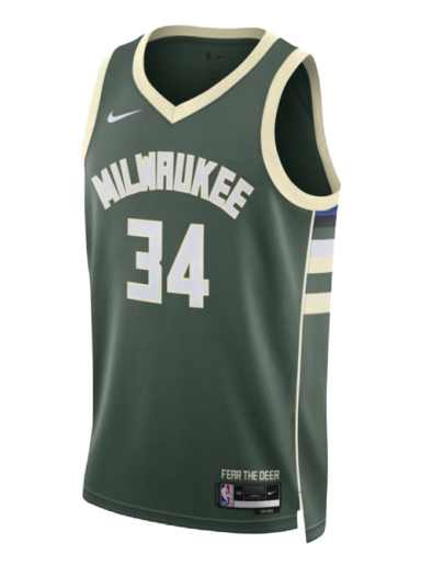 Jersey Nike Milwaukee Bucks Icon Edition 2022/23NBA Swingman Jersey Vihreä | DN2012-323