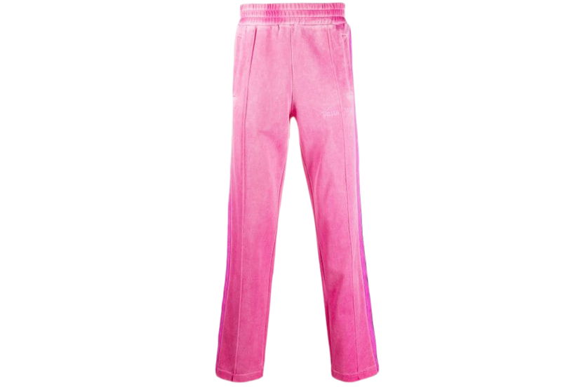 Verryttelyhousut Palm Angels Straight Leg Side Stripe Track Pants Vaaleanpunainen | PMCA084F20FAB0033030