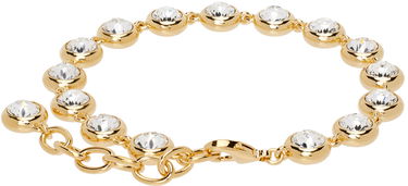 Rannerengas Amina Muaddi Crystal-Embellished Anklet Metallinen | IRIS ANKLET, 1