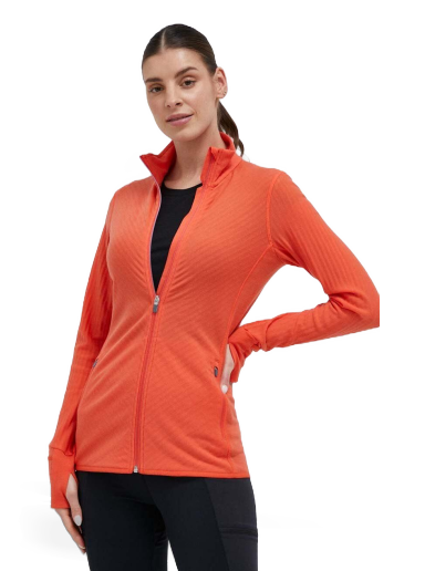 Huppari Icebreaker Descender Zip Sweatshirt Oranssi | IB1039007291