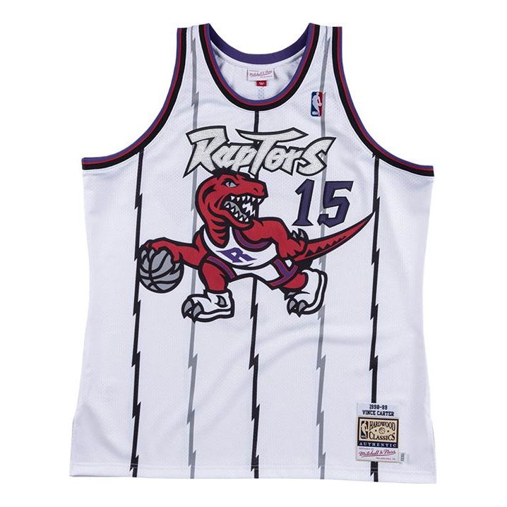 Jersey Mitchell & Ness Toronto Raptors Basketball Jersey Valkoinen | AJY4GS18106-TRAWHIT98VCA