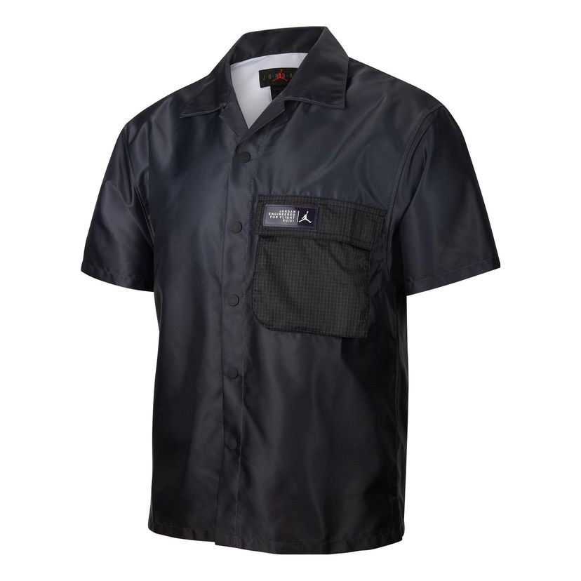 Paita Jordan Gradient Big Pocket Short Sleeve Shirt Musta | CZ4821-022