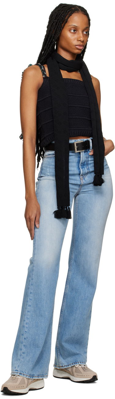 Huivi ADER ERROR Knitted Scarf with Tassels Musta | BMADSSAC0402BK, 2